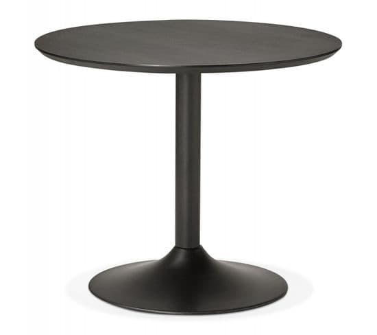Table De Repas Design "mescla" 90cm Noir
