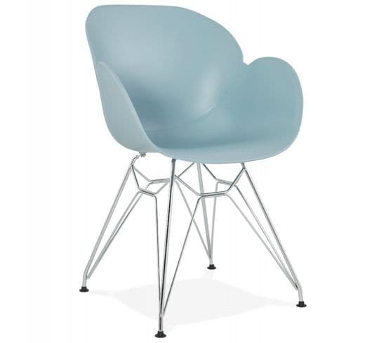 Fauteuil Design "katana" 82cm Bleu