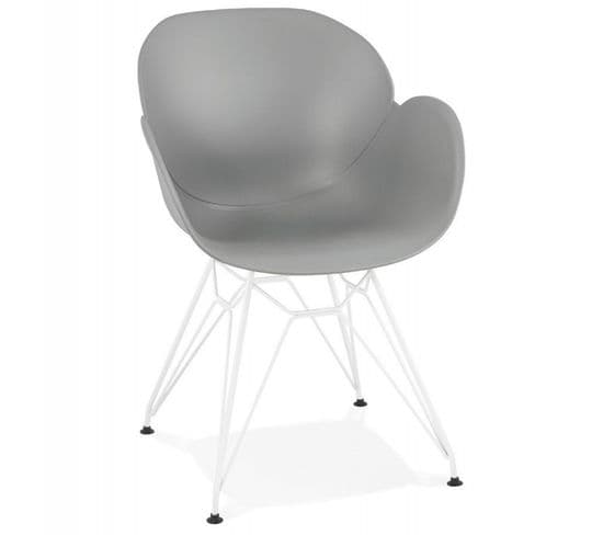 Fauteuil Design "calypso" 85cm Gris