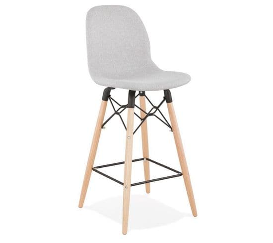 Tabouret De Bar Scandinave "jelena" 107cm Gris