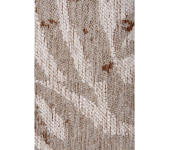 Tapis De Salon Moderne Tissé Plat Savane En Polyester - Marron - 200x280 Cm