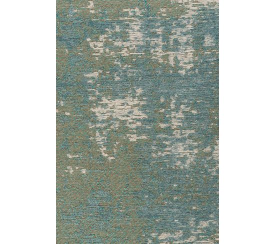 Tapis De Salon Moderne Tissé Plat Terra En Polyester - Bleu - 170x240 Cm