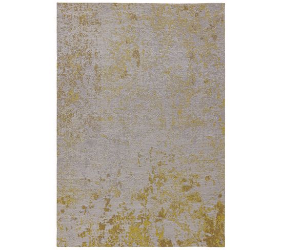 Tapis De Salon Rada En Polypropylène - Jaune - 200x290 Cm