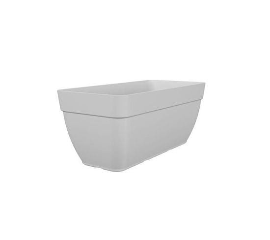 Jardinière Capri Campana Xl - Plastique - 80 Cm - Blanc