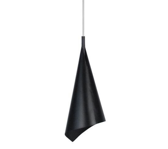 Suspension, Conique Métal  Noir 95 Cm.