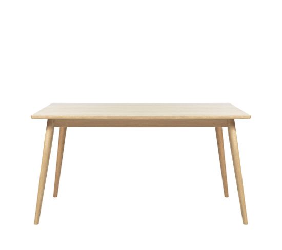 Kiyo - Table à Manger En Bois 150x90cm - Couleur - Bois Clair