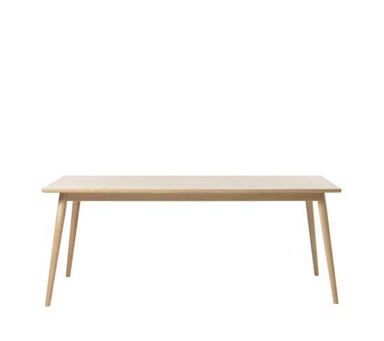 Kiyo - Table à Manger En Bois 190x90cm - Couleur - Bois Clair