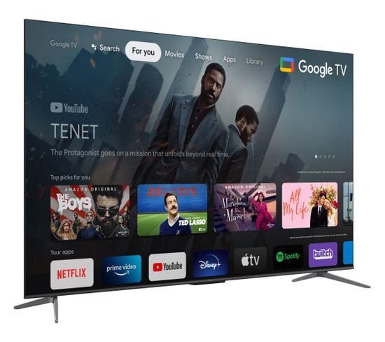 Téléviseur 4K QLED 65'' 164 cm TCL 65C644