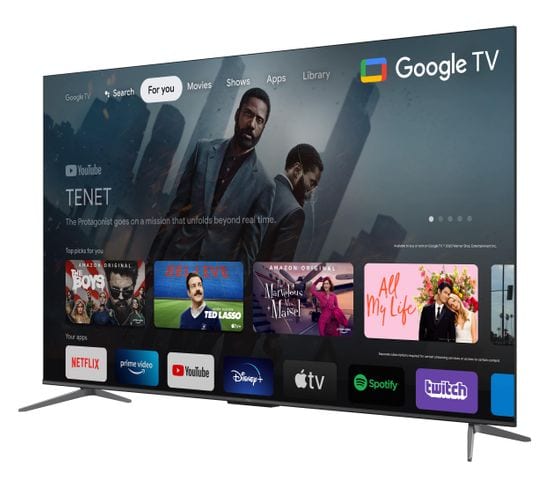 Téléviseur 4K QLED 55'' 139 cm TCL 55C644