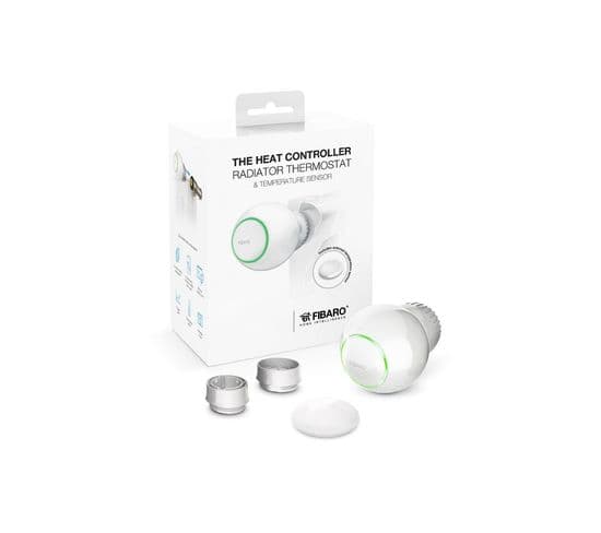 Kit Tête Thermostatique Z-wave+ Et Capteur De Température - Heat Controller - Fibaro