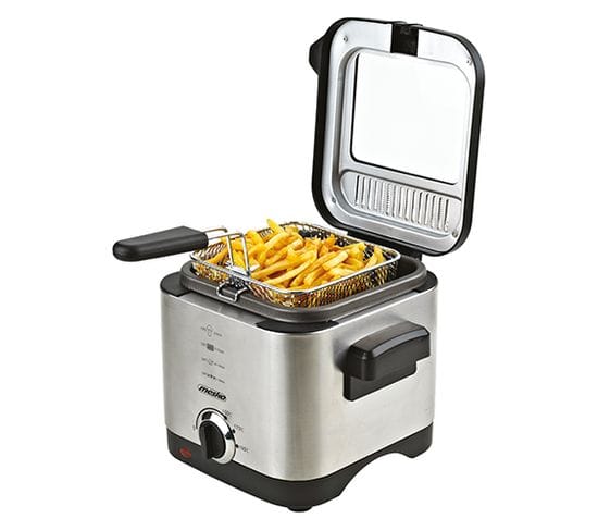 Friteuses Ms 4910 900 W Noir, Acier Satin