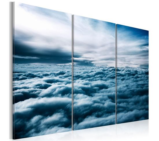 Tableau Imprimé "nuages Denses" 80 X 120 Cm