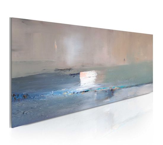 Tableau Peint à La Main "première Vague" 40x100cm