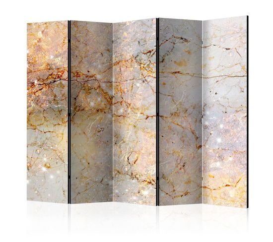 Paravent 5 Volets "enchanted In Marble" 172x225cm