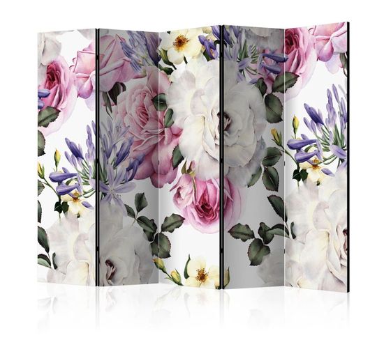 Paravent 5 Volets "floral Glade" 172x225cm