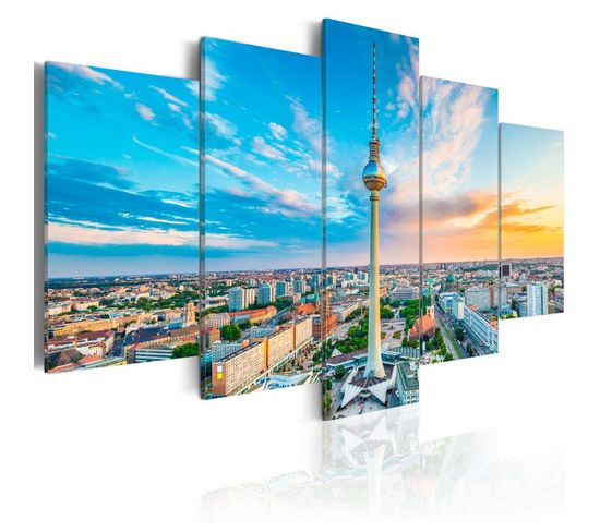 Tableau Imprimé "berlin TV Tower, Germany" 50 X 100 Cm