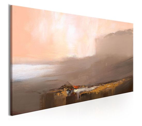 Tableau Imprimé "end Of Infinity Brown Wide" 60x120cm