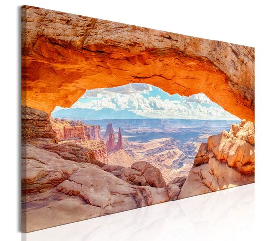 Tableau Imprimé "canyon In Utah Narrow" 50 X 150 Cm