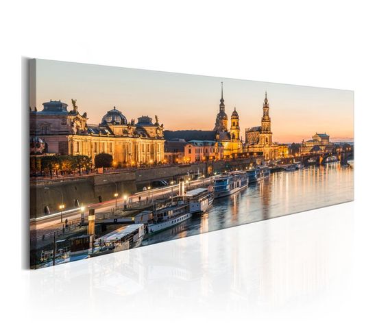 Tableau Imprimé "beautiful Dresden" 45 X 135 Cm