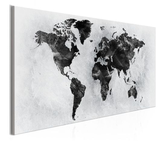 Tableau Imprimé "concrete World Wide" 45x100cm