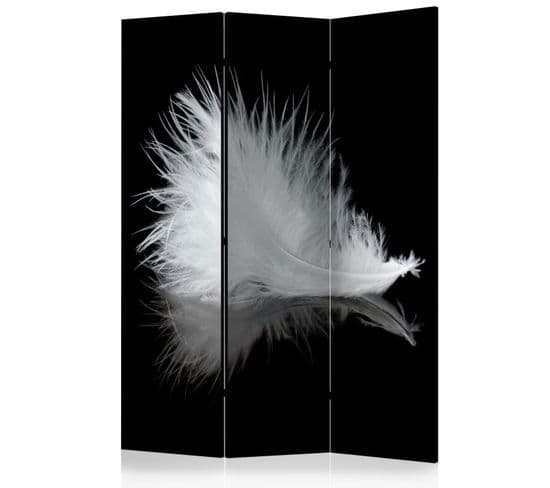 Paravent 3 Volets "white Feather Ii" 135x172cm