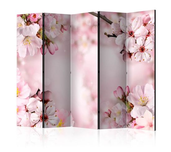 Paravent 5 Volets "spring Cherry Blossom" 172x225cm