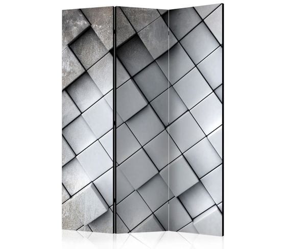 Paravent 3 Volets "gray Background 3d" 135x172cm