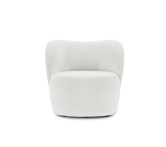 Fauteuil "saamit", 1 Place, Beige, Bouclé