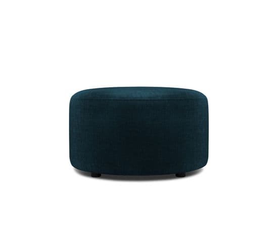 Pouf "alice", 1 Place, Pétrole Profond, Velours