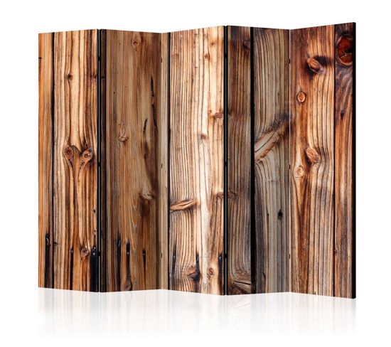 Paravent 5 Volets "wooden Chamber" 172x225cm
