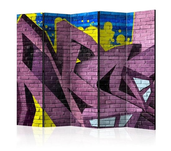 Paravent 5 Volets "street Art Graffiti" 172x225cm
