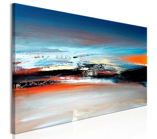 Tableau Imprimé "landscape At Dawn Narrow" 40 X 120 Cm