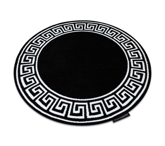 Tapis Hampton Grecos Cercle Noir Cercle 200 Cm