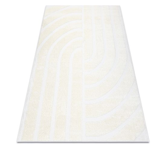 Tapis Moderne Mode 8631 Géométrique Crème 120x170 Cm