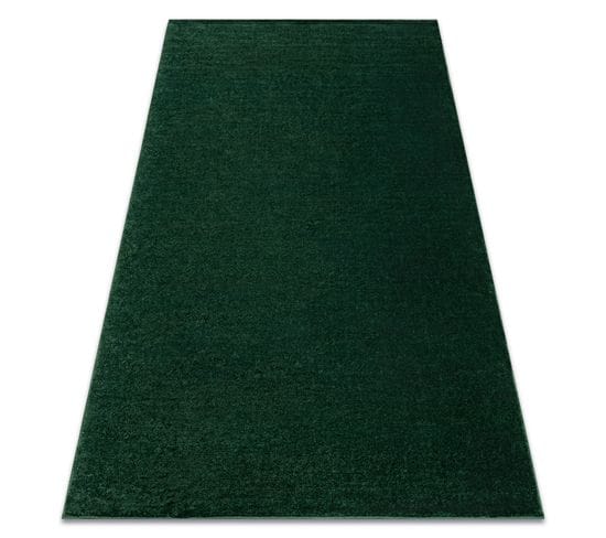 Tapis Softy Plaine Couleur Unie Forest Vert 280x370 Cm