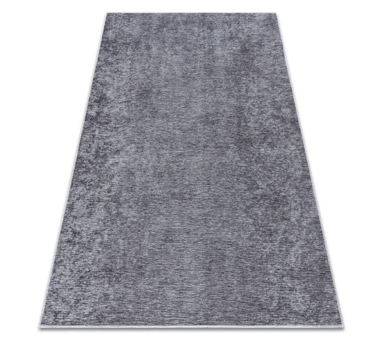 Tapis Lavable Miro 52027.802 Mélange Antidérapant - Gris 160x220 Cm