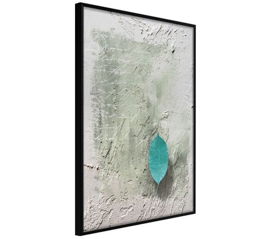 Affiche Murale Encadrée "floating Leaf I" 30 X 45 Cm Noir