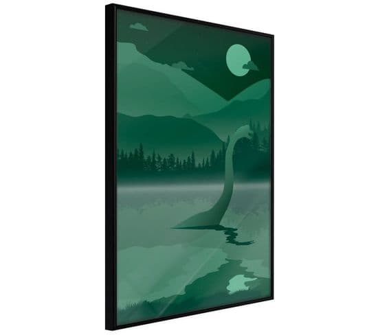 Affiche Murale Encadrée "loch Ness" 40 X 60 Cm Noir