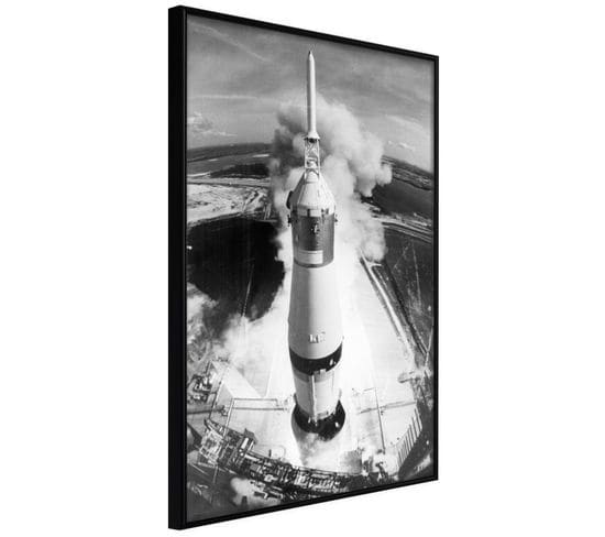 Affiche Murale Encadrée "beginning Of The Mission" 30 X 45 Cm Noir