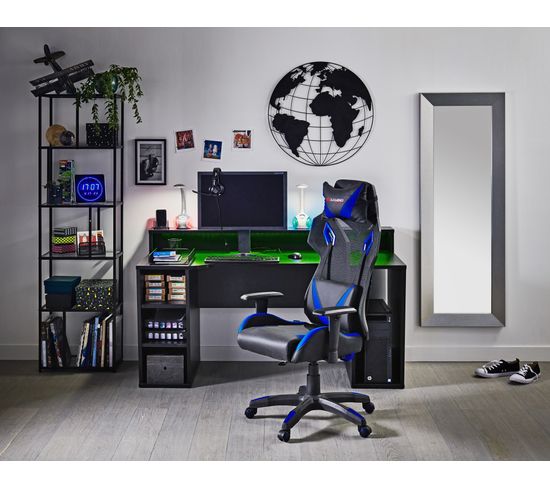 Bureau Gamer Avec Led Bxgaming Player Bureau Secretaire But