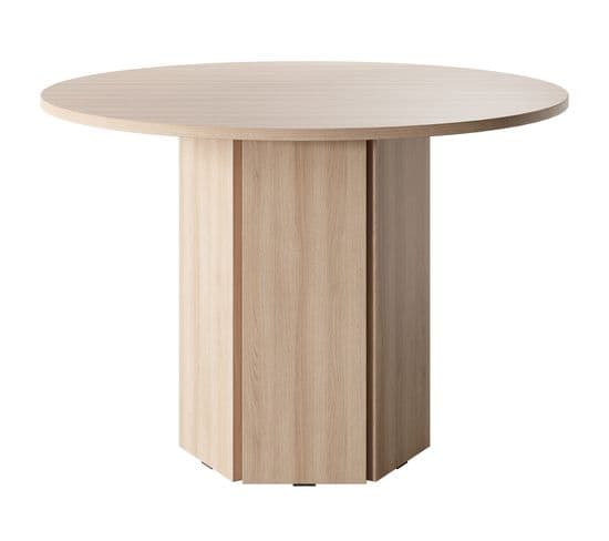 Table Ronde 110 Cm Hexa Chêne De Lindberg