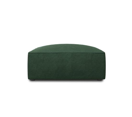 Pouf "ruby", 1 Place, Vert, Tissu Structurel