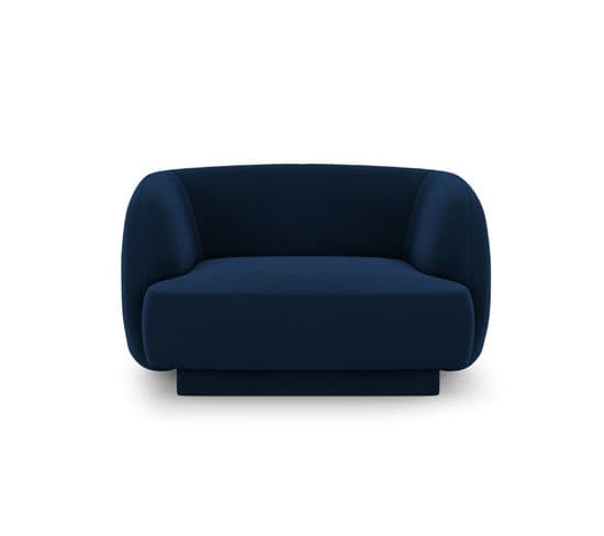 Fauteuil "miley", 1 Place, Bleu Roi, Velours