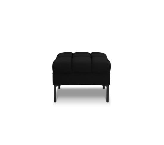 Pouf "karoo", 1 Place, Noir, Tissu Structurel