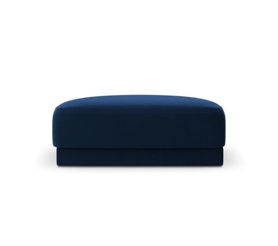 Pouf "miley", 1 Place, Bleu Roi, Velours