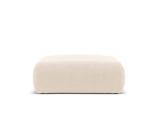 Pouf "molino", 1 Place, Beige, Bouclé