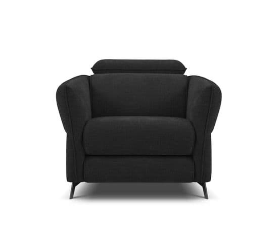 Fauteuil "viti", 1 Place, Noir, Tissu Structurel