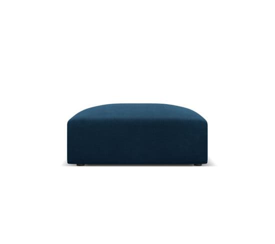 Pouf "tyra", 1 Place, Bleu Roi, Tissu Structurel