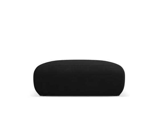 Pouf "molino", 1 Place, Noir, Tissu Structurel