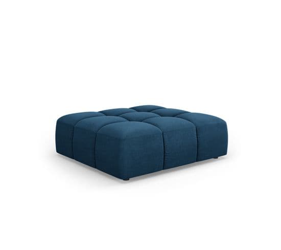 Pouf "serena", 1 Place, Bleu Roi, Tissu Structurel